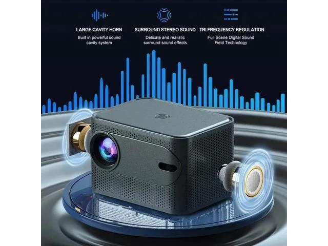 Alt view image 11 of 14 - Proyector 5G WiFi Bluetooth HD Projector 4K LED Android Home Theater Cinema HDMI