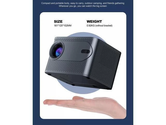 Alt view image 14 of 14 - Proyector 5G WiFi Bluetooth HD Projector 4K LED Android Home Theater Cinema HDMI