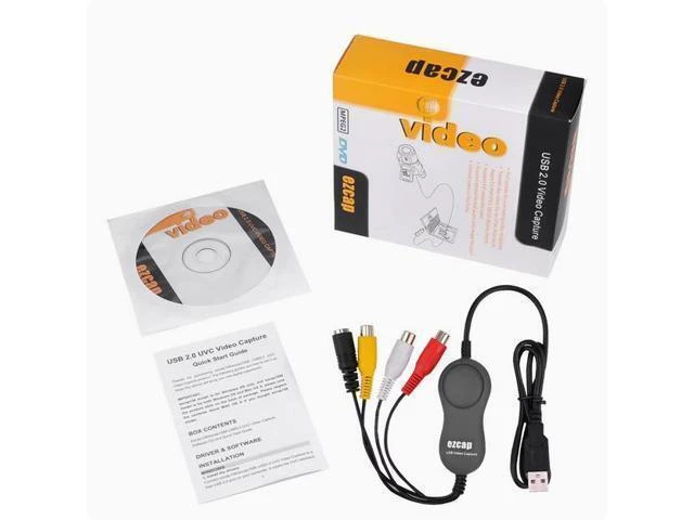 Alt view image 8 of 8 - USB video capture card professional transcription VHS old-fashioned tape DV recorder compatible with Windows 10/8/7/mac
