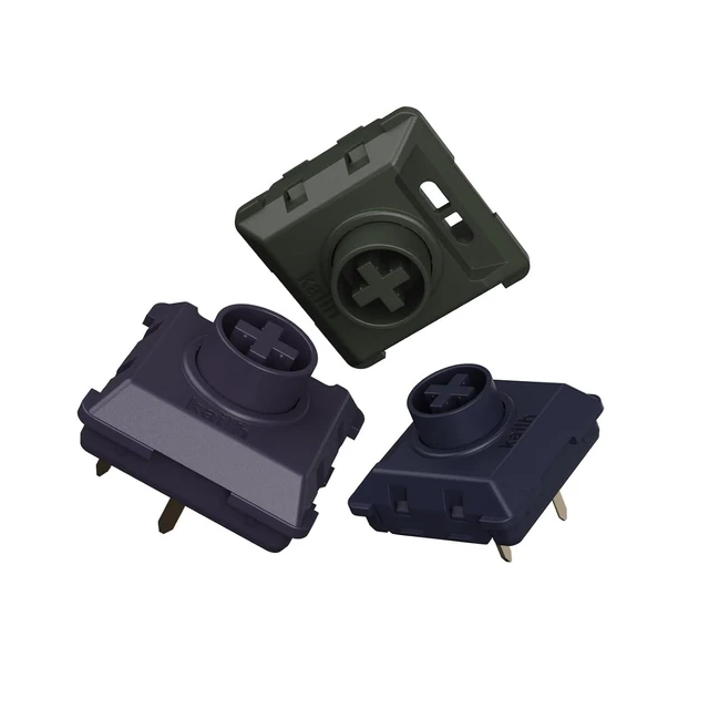 Alt view image 8 of 12 - Ghost Switches Compatible for Lofree Flow84 Mechanical Keyboard, Low-Profile, Linear, Quiet Sound, Hot-swappable, Full POM Material and Featherlight Touch - 106 pcs Linear Switch