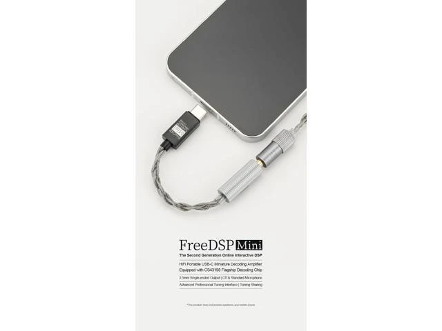 Alt view image 11 of 14 - Free DSP Mini HiFi Portable USB-C Miniature Decoding Amplifier CS43198 3.5mm CITA Adapter DAC AMP