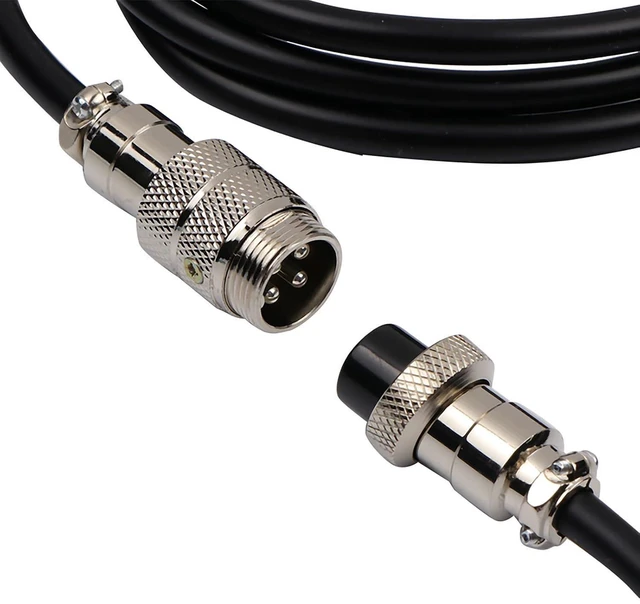 Alt view image 11 of 12 - Puff Aviator Coiled USB Cable, Type C Detachable Mechanical Gaming Keyboard Cable for Win/Mac/Gamers, Suitable for RT100/TH68 PRO/TH80 PRO/TH96/TH80 SE/CIDOO V65. etc(Puff Black)