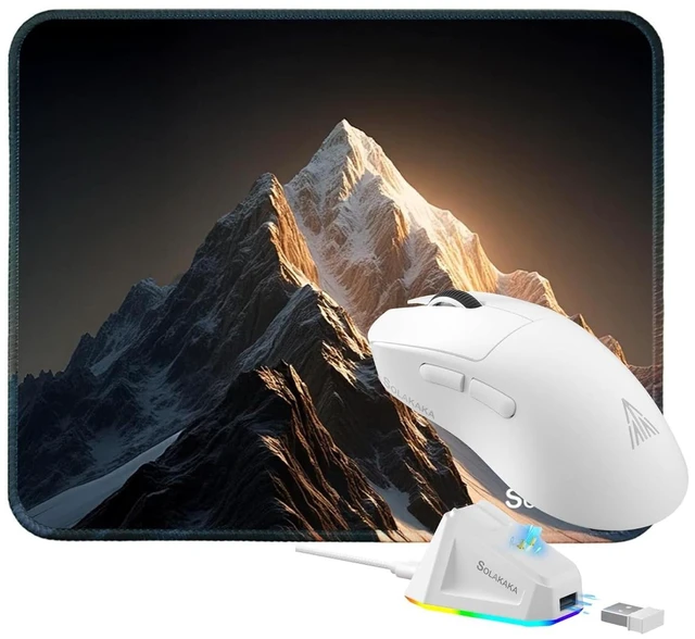 Alt view image 2 of 2 - SM822 Wireless Mouse and Mouse Pad Combo (SM822 White)