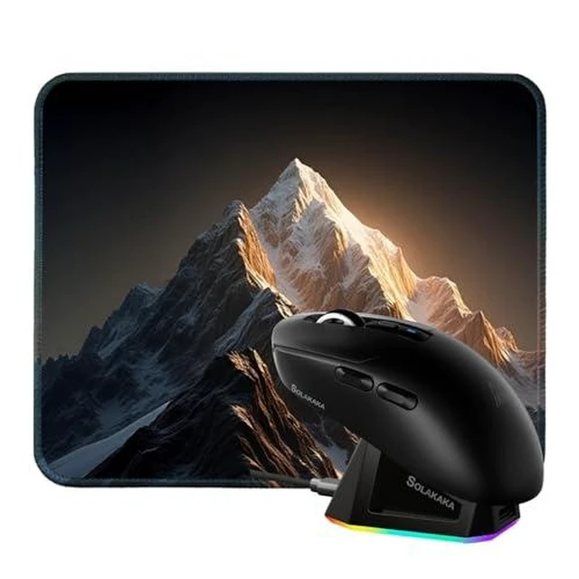 Alt view image 2 of 2 - SM820 Wireless Mouse and Mouse Pad Combo (SM820 Black)