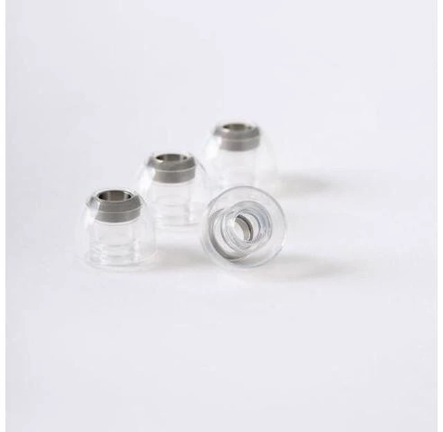 Alt view image 6 of 10 - SOFTEARS UT Titanium Alloy Liquid Silicone Eartips (A Pair-L)