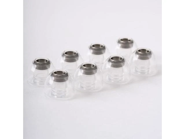 Alt view image 9 of 10 - SOFTEARS UT Titanium Alloy Liquid Silicone Eartips (A Pair-L)