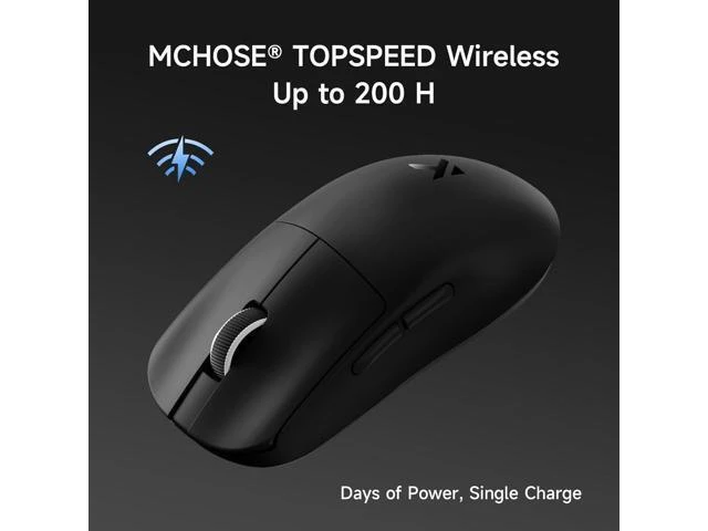 Alt view image 11 of 14 - L7 Ultra+ Wireless Gaming Mouse, Lightweight 48g, Ergonomic Mouse with 42K DPI, PAW3950, Optical Switch, 20000 FPS, Dual 8K Polling and 7 Programmable Buttons, 3-Mode Connect, PC/Mac - Black