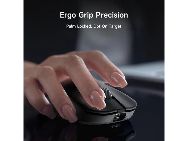 Alt view image 13 of 14 - L7 Ultra+ Wireless Gaming Mouse, Lightweight 48g, Ergonomic Mouse with 42K DPI, PAW3950, Optical Switch, 20000 FPS, Dual 8K Polling and 7 Programmable Buttons, 3-Mode Connect, PC/Mac - Black