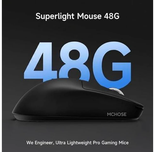 Alt view image 14 of 14 - L7 Ultra+ Wireless Gaming Mouse, Lightweight 48g, Ergonomic Mouse with 42K DPI, PAW3950, Optical Switch, 20000 FPS, Dual 8K Polling and 7 Programmable Buttons, 3-Mode Connect, PC/Mac - Black