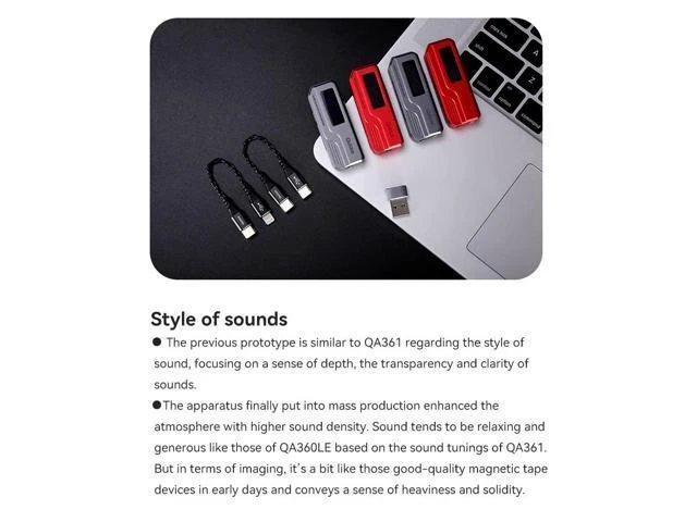 Alt view image 14 of 14 - MC01/MC01se Portable USB DAC/AMP Dual Flagship CS43131 HiFi Decoder Headphone Amplifier 4.4mm/3.5mm Type-C USB (MC01SE Red)