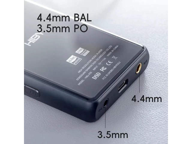 Alt view image 13 of 14 - R3 II 2025 Hi-Res Audio Player - Dual DAC Chips, MQA Decoding, Qobuz/Tidal Player with Bluetooth 5.1, 3.5mm SE/4.4mm BAL Ports | Up to 2TB Expandable Storage