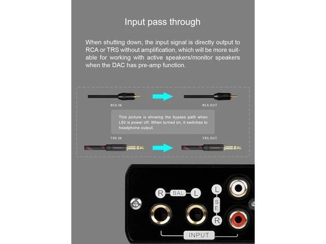Alt view image 9 of 10 - L50 Amplifier NFCA Modules 0.3uV Ultra Low Noise Cost-Effective Bypass Output Headphone Amplifier (Silver)