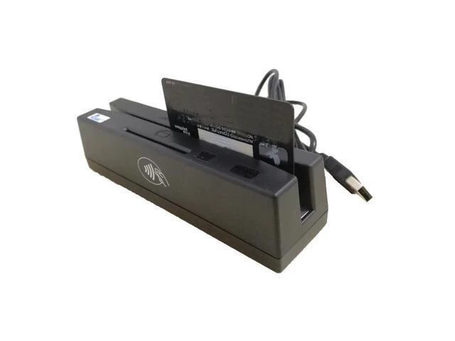 Alt view image 9 of 10 - 4-in-1 Multi Card Reader Magnetic Stripe Credit Card EMV IC Chip RFID PSAM Reader Writer Digital Memory Card Reader