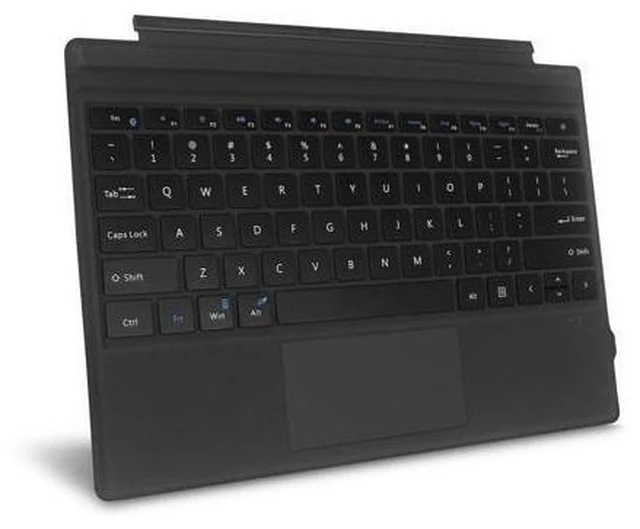 Alt view image 6 of 10 - Fintie Type Cover for Microsoft Surface Pro 7 Plus/Pro 7 / Pro 6 / Pro 5 / Pro 4 / Pro 3, Ultrathin Portable Wireless Bluetooth Keyboard with Built-in Rechargeable Battery (Black)
