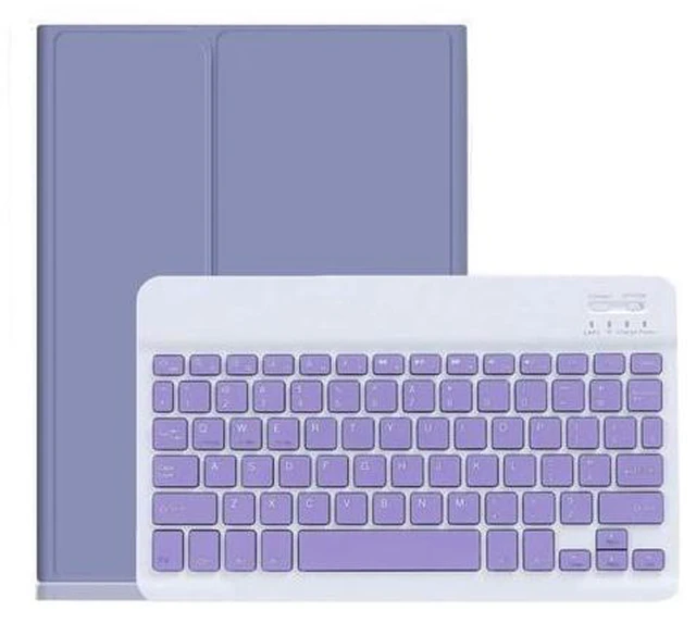 Alt view image 6 of 10 - YEEHi 2022 New iPad Pro 12.9 inch 6th Generation Keyboard Case iPad 12.9" Pro 5th 4th 3rd Generation Cute Color Keyboard Detachable Bluetooth Keyboard Cover with Pencil Holder (Purple)