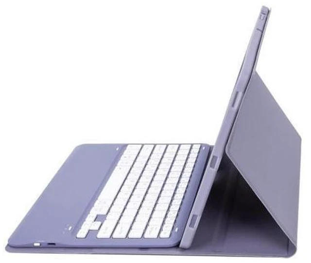 Alt view image 9 of 10 - KcoxdCn New iPad Pro 13 Inch 2024 Keyboard Case for iPad Pro 13 Inch Keyboard Case 2024 Model 7th Generation with Pencil Holder Mutil Angles Stand Cover Detachable Wireless Keyboard (Violet)