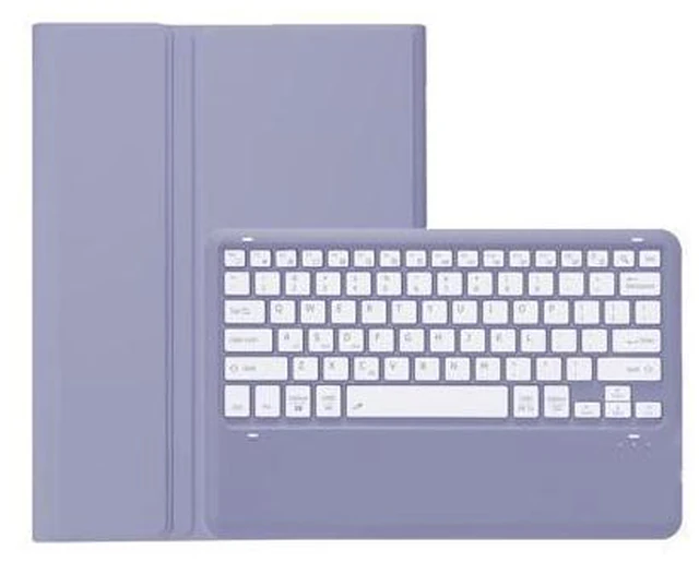 Alt view image 10 of 10 - KcoxdCn New iPad Pro 13 Inch 2024 Keyboard Case for iPad Pro 13 Inch Keyboard Case 2024 Model 7th Generation with Pencil Holder Mutil Angles Stand Cover Detachable Wireless Keyboard (Violet)