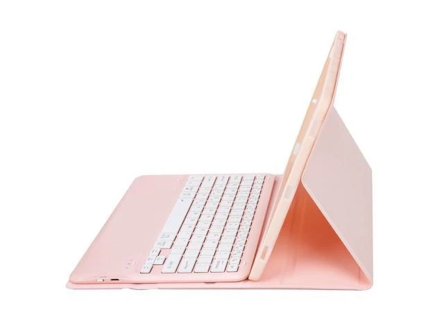 Alt view image 9 of 10 - KcoxdCn New iPad Pro 13 Inch 2024 Keyboard Case for iPad Pro 13 Inch Keyboard Case 2024 Model 7th Generation with Pencil Holder Mutil Angles Stand Cover Detachable Wireless Keyboard (Pink)