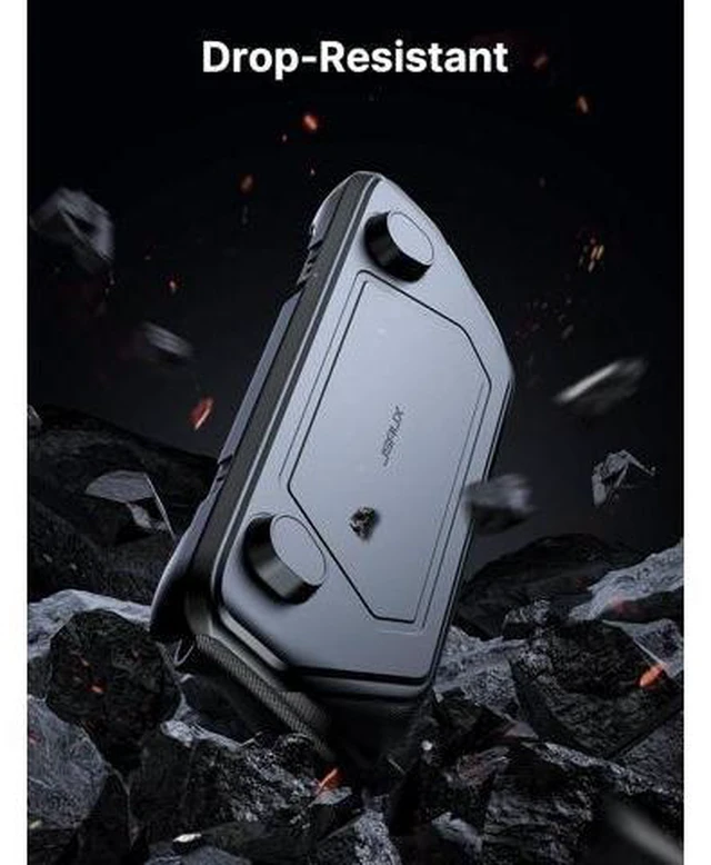 Alt view image 11 of 14 - PC0104 ModCase Compatible with Steam Deck, Steam Deck Case Comprehensive Protection Include Detachable Front Shell, Body Protective Shell, Metal Bracket and Strap - Basic Set