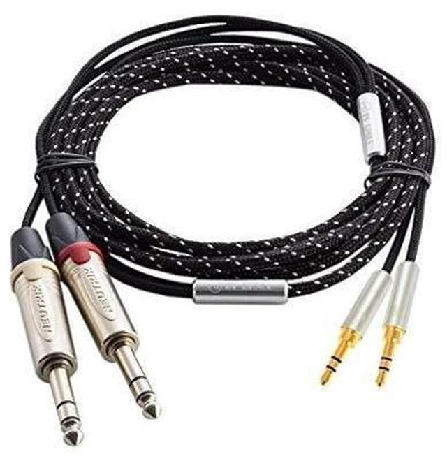 Alt view image 7 of 9 - Cable ZY-274 2TRS Balance Plug Cable T5P T1 Z7 Headphone Extension Cords Upgrade Cable