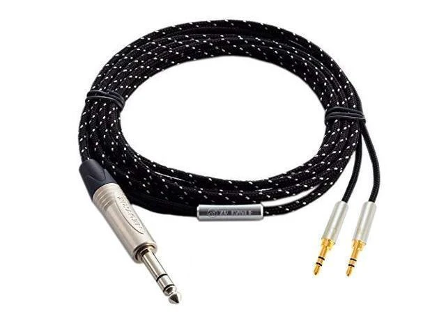 Alt view image 7 of 9 - Cable ZY-272 6.35mm Plug Cable T5P T1 Z7 Headphone Extension Cords Upgrade Cable