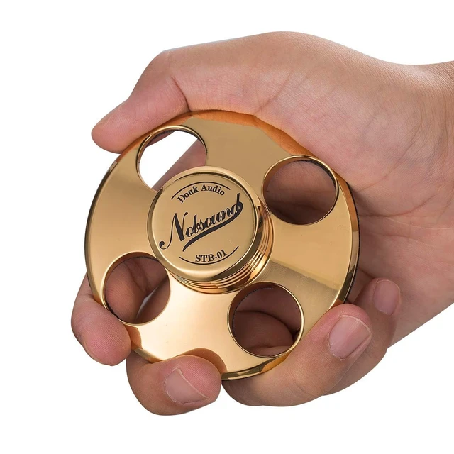 Alt view image 10 of 14 - Nobsound STB-01 LP Vinyl Turntables Metal Disc Stabilizer Record Weight HiFi (Gold)