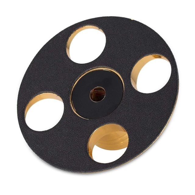 Alt view image 13 of 14 - Nobsound STB-01 LP Vinyl Turntables Metal Disc Stabilizer Record Weight HiFi (Gold)