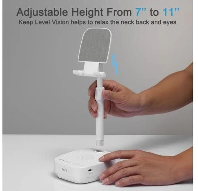 Alt view image 8 of 10 - OLES Gifts for Men Dad, Cell Phone Stand with Wireless Speaker, Birthday Gifts for Men, Gifts Him, Phone Holder for iPhone/Android/Tablet, Unique Gifts for Dad Him Mom, Women Gifts