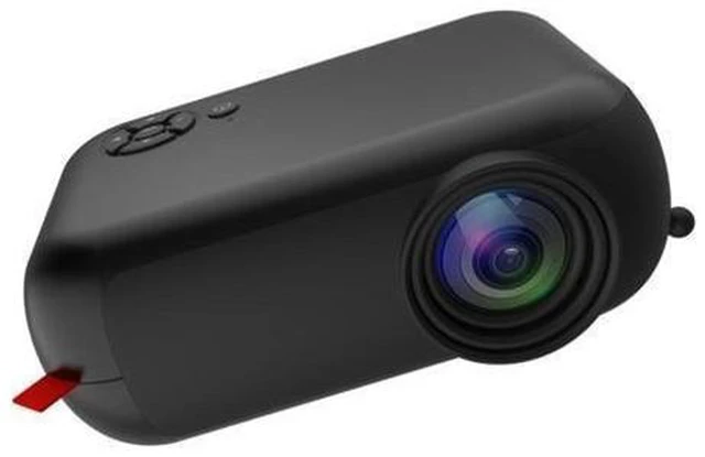 Alt view image 11 of 12 - Mini Projector 1080P Home Theater Cinema Kids Gift Remote Control Black