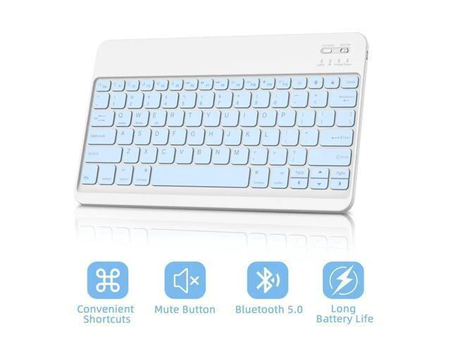 Alt view image 10 of 10 - GOKOCO iPad Air 13 inch M2 2024 Case with Keyboard-Keyboard Case for iPad Pro 12.9 inch 6th/5th/4th/3rd Generation with Pencil Holder,Wireless Detachable Keyboard,Auto Sleep/Wake Function-Blue