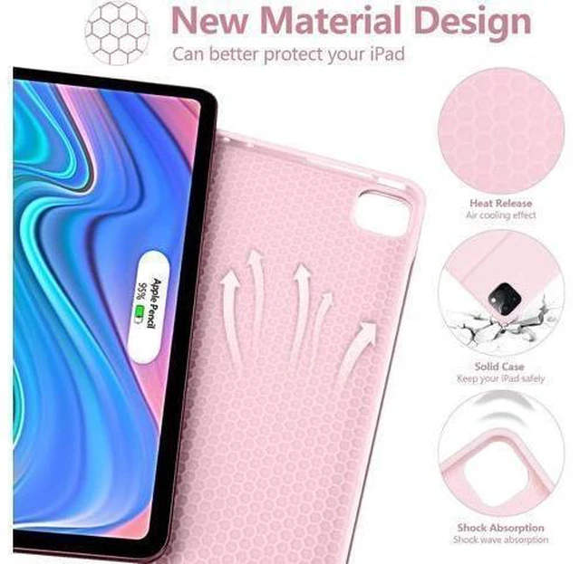 Alt view image 11 of 14 - iPad Keyboard Case for iPad Pro 12.9 inch (5th, 6th Generation) & NEW iPad Air 13 inch M2 (Only Applies to 3 iPads Model) - Wireless Detachable Keyboard- Pencil Holder, with Auto Sleep/Wake Function