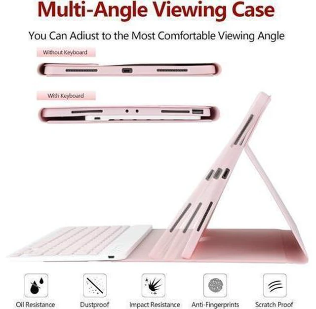 Alt view image 13 of 14 - iPad Keyboard Case for iPad Pro 12.9 inch (5th, 6th Generation) & NEW iPad Air 13 inch M2 (Only Applies to 3 iPads Model) - Wireless Detachable Keyboard- Pencil Holder, with Auto Sleep/Wake Function