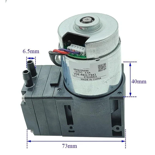 Alt view image 6 of 8 - Brushless Motor Vacuum Air Pump DC 12V -80KPa Micro Diaphragm Negative Pressure Suction Pump