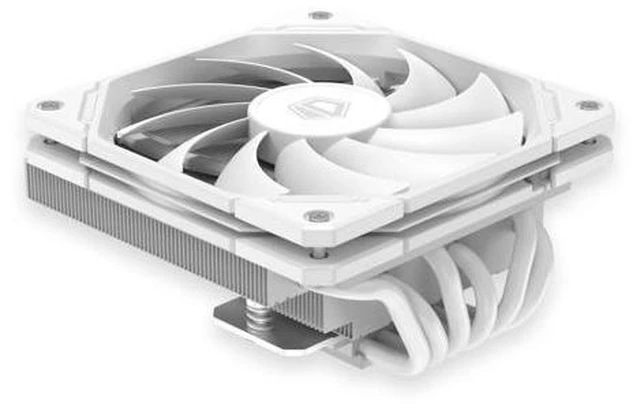 Alt view image 2 of 2 - ID-COOLING IS-67-XT White 67mm Height Low Profile CPU Cooler 6 Heatpipes CPU Air Cooler for HTPCs, ITX, and Small Form Factor Builds, 120x15mm Slim Fan, Support Intel LGA1700/1200/115X, AMD AM5/AM4