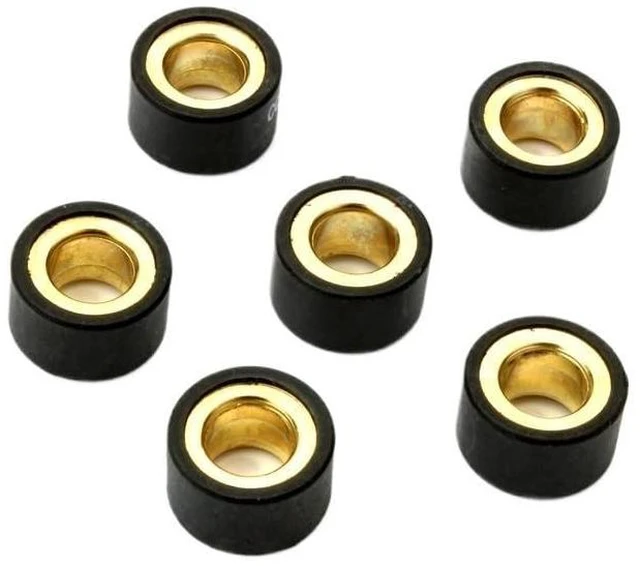 Alt view image 4 of 6 - Compatible With 125cc 150cc 4KL-E7632-00 6PC Variator Roller 9g 13g 14g Weights 20x12mm(20x12mm 13g)