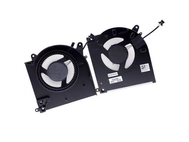 Alt view image 9 of 10 - Deal4GO CPU Cooling Fan 0D1X38 D1X38 EG50061S1-C080-S9A w/GPU Cooler Fan 0TG9V0 TG9V0 EG50061S1-C070-S9A Set Replacement for Dell Alienware M15 R3 ALWM15R3