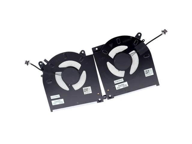Alt view image 7 of 10 - Deal4GO CPU Cooling Fan 0D1X38 D1X38 EG50061S1-C080-S9A w/GPU Cooler Fan 0TG9V0 TG9V0 EG50061S1-C070-S9A Set Replacement for Dell Alienware M15 R3 ALWM15R3