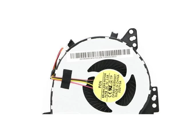Alt view image 9 of 12 - K000144460 Genuine Laptop Cooling Fan DC28000CXF0 DFS531305M30T DC 5V 0.5A for Toshiba Satellite L40T-A L40T-A-106