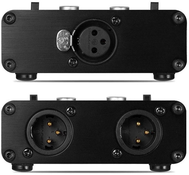 Alt view image 13 of 14 - 2 Way XLR Balanced Stereo Audio Switcher Passive A/B Mini Switch Box Mixer Sound Splitter (KN102, 1-IN-2-OUT)