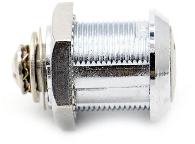 Alt view image 7 of 8 - Cam Cylinder Locks Door Padlock Lock with Iron Key 1Pcs(16mm Different Key)