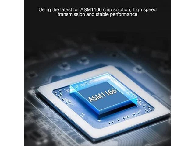 Alt view image 8 of 10 - PCIe Sata Expansion Card M.2 to SATA3.0 Adapter Card, 6Gbps High Speed Sata Expansion Card, ASM1166 M.2 PCIE to SATA Expansion Card with Smart Indicator, M.2 Sata Adapter