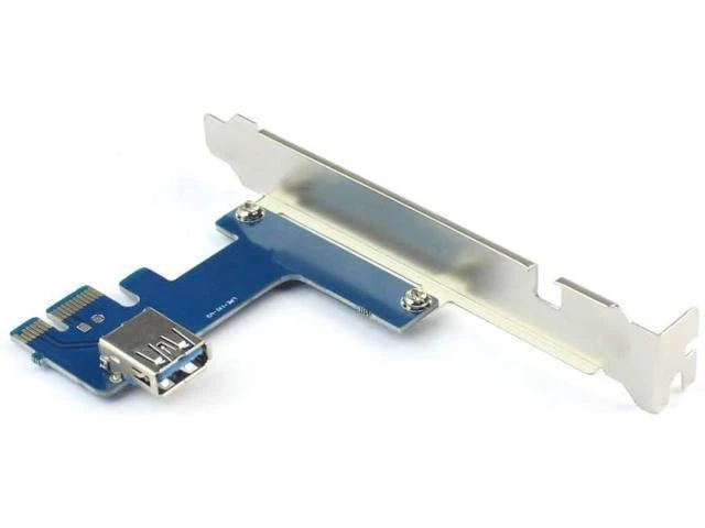 Alt view image 13 of 14 - PCIe 1 to 4 PCI Express 1X Slots Riser Card Mini ITX to External 4 PCI-e Slot Adapter PCIe Port Multiplier Card