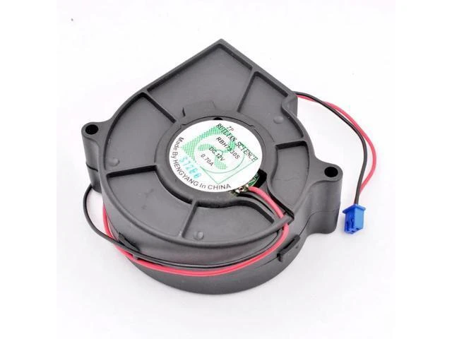 Alt view image 6 of 8 - RBH7530S 75mm 75x75x30mm DC12V 0.70A 2 lines turbo blower blower cooling fan with high air volume