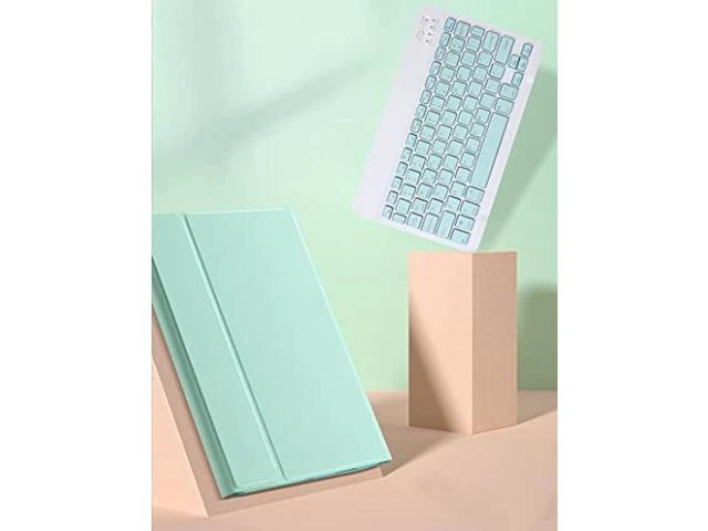 Alt view image 10 of 10 - YEEHi Keyboard Case for iPad Mini A17 Pro 2024, iPad Mini 6th Generation Keyboard Case Cute Color Keyboard Detachable Bluetooth Keyboard Cover with Pencil Holder,Dark Pink