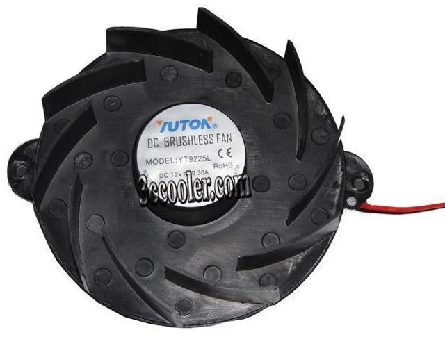 Alt view image 7 of 9 - Yuton YT9225L DC 12V 0.3A 2 Wire Microwave oven Fan, Cooker fan