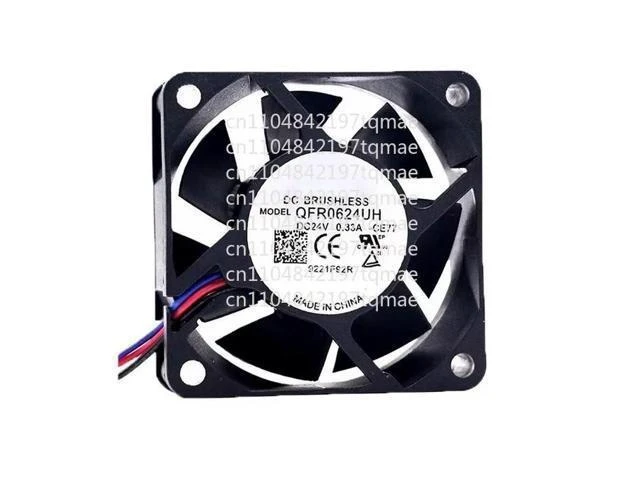 Alt view image 5 of 6 - Cooling Fan For DELTA QFR0624UH-CE77 60*60*25MM DC24V 0.33A 3lines