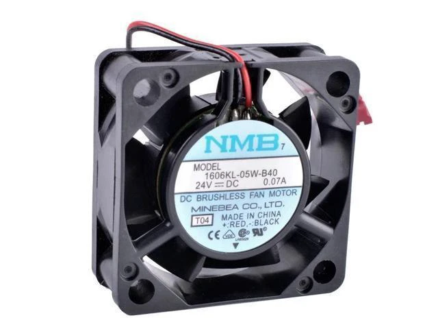 Alt view image 9 of 11 - 1606KL-05W-B40 4cm 4015 40x40x15mm 24V 0.07A Double ball bearing inverter industrial cooling fan