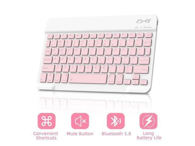 Alt view image 9 of 10 - GOKOCO for iPad Pro 11 inch M4 2024 Case with Keyboard-Keyboard Case for iPad Pro 11" 2024 with Pencil Holder,Wireless Detachable Keyboard,Auto Sleep/Wake Function-Pink