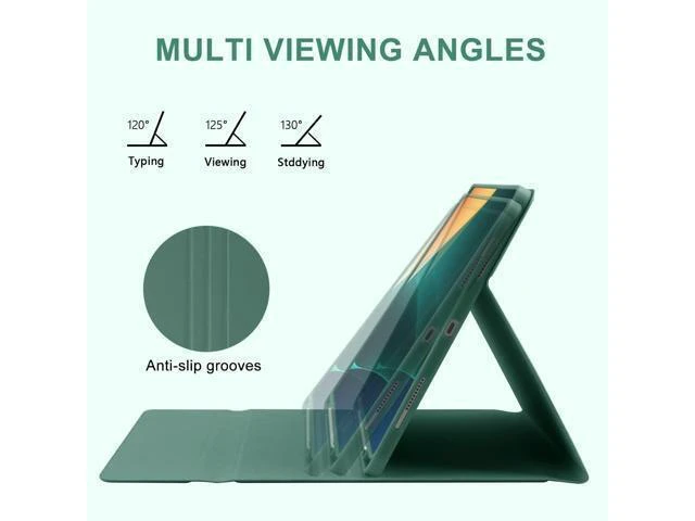 Alt view image 8 of 10 - TaIYanG iPad Air 13 inch M2 2024 Case with Keyboard iPad Pro 12.9 6th Generation 2022 Case with Detachable Wireless Keyboard for iPad Pro 12.9 5th 2021 Case with Pencil Holder-Auto Sleep/Wake