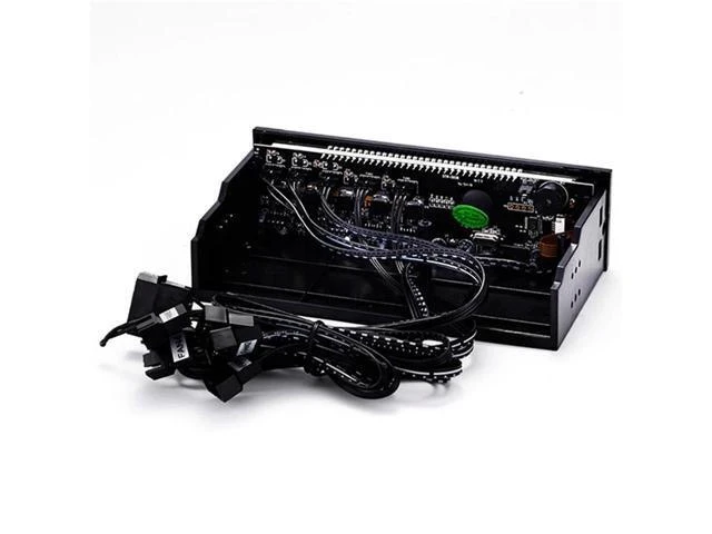 Alt view image 9 of 10 - 2019 New Hot CPU Cooler Drive Bay PC Speed Controller LCD Front Panel for Desktop CPU Fan Cooler Desktop Fan Controller